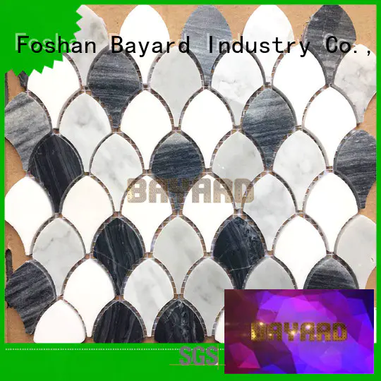 Bayard colors marble mosaic floor tile factory price