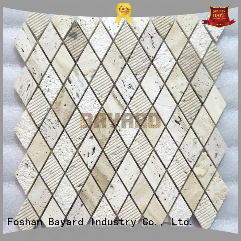 Bayard durable glass mosaic floor tile for foundation