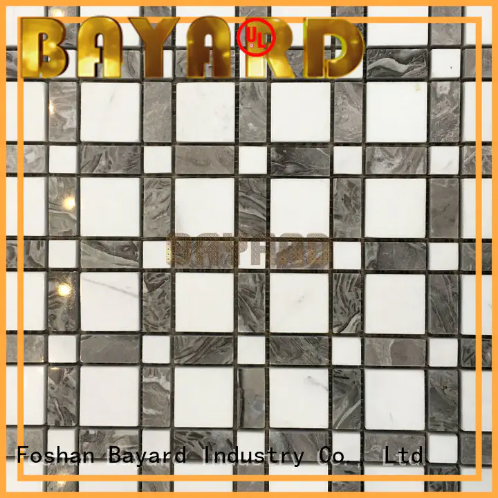 good-looking rectangle mosaic tiles white factory price for bathroom
