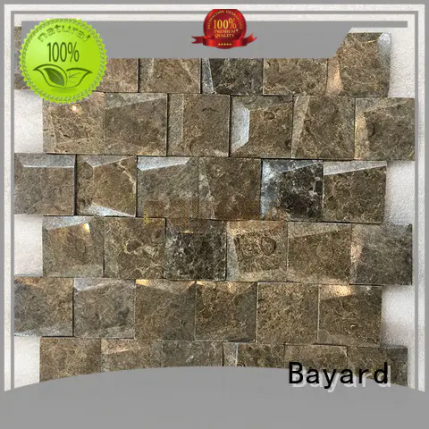 Bayard crema marble mosaics factory price for TV wall