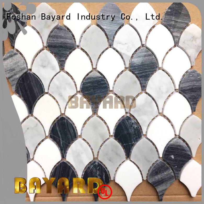 high-end stone mosaic tile sheets dropshipping for bathroom