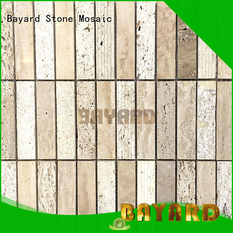 Bayard professional black mosaic tile backsplash supplier for hotel lobby