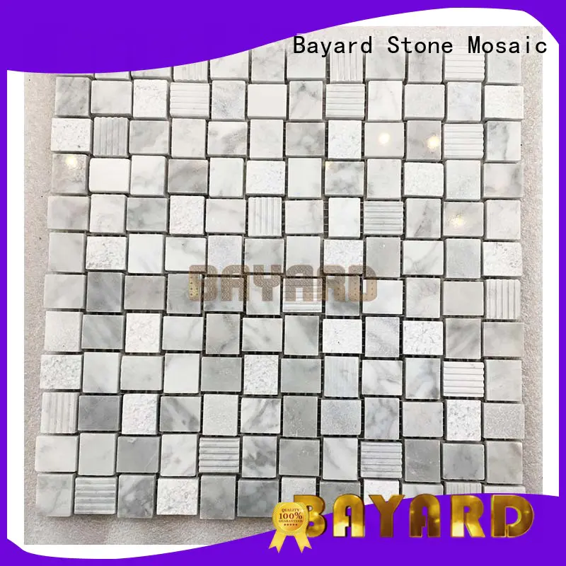 high quality stone mosaic marquina newly for decoration