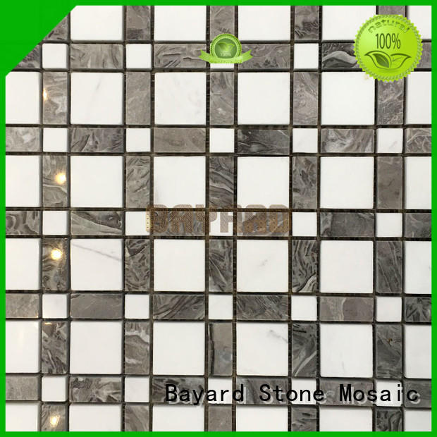 decorative mosaic tiles stone in different shapes for foundation