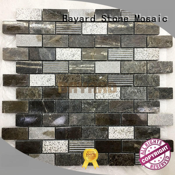Bayard affordable grey mosaic tiles