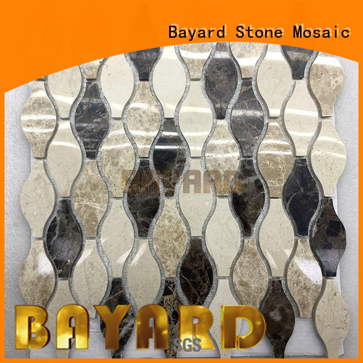 Bayard elegant mosaic stones green for bathroom