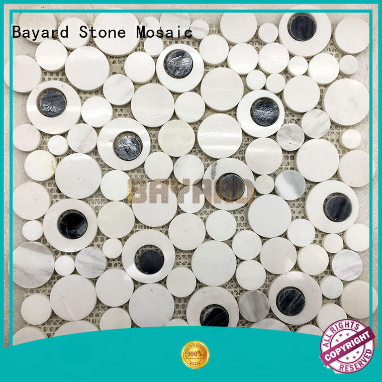 colours marble glass mosaic tile vendor for wall decoration Bayard