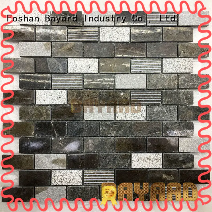 high standards natural stone mosaic wall tile newly for TV wall