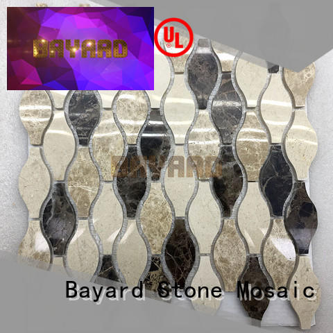 circle mosaic border tiles light for bathroom Bayard