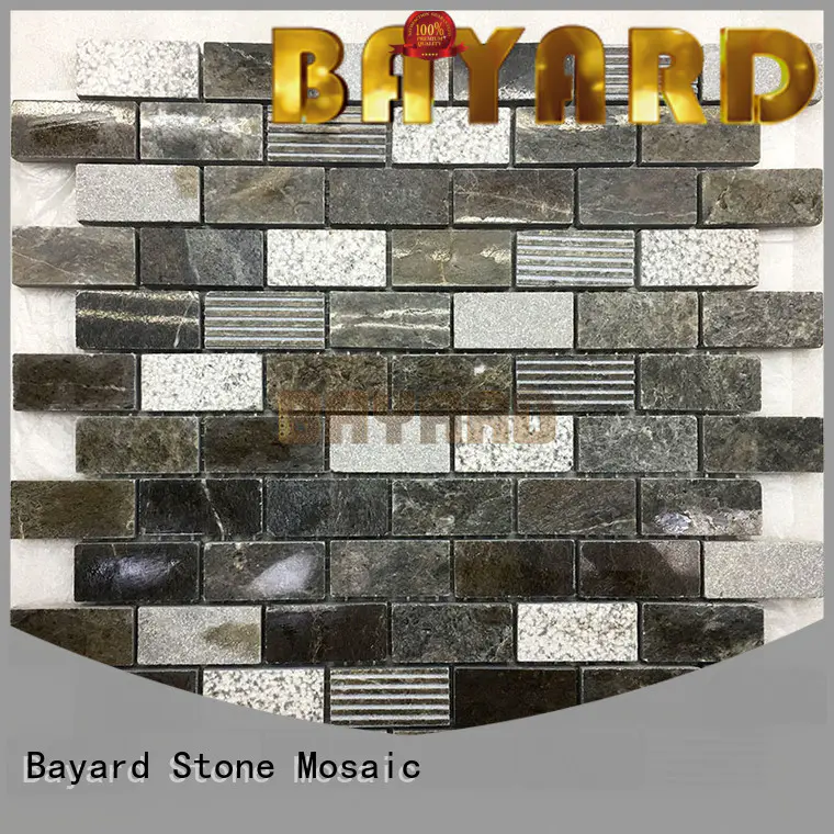 Mosaic tile sheets Dark Emperador marble mosaic tiles outdoor mosaic tiles