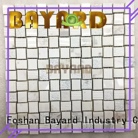 Bayard hexagan 2x2 ceramic mosaic tile marketing for foundation
