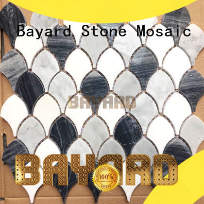 white grey mosaic floor tiles for bathroom Bayard