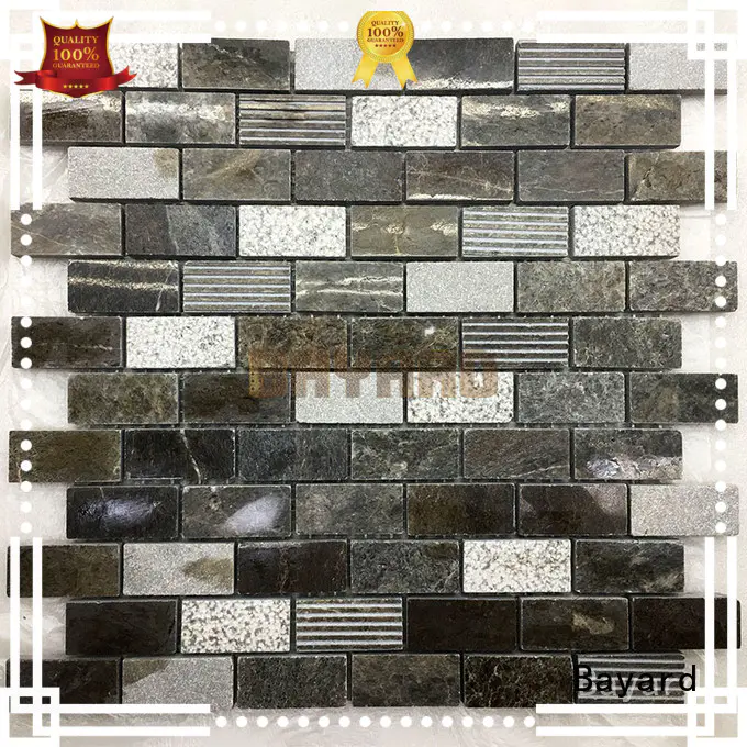 Bayard grey marble mosaics newly for hotel