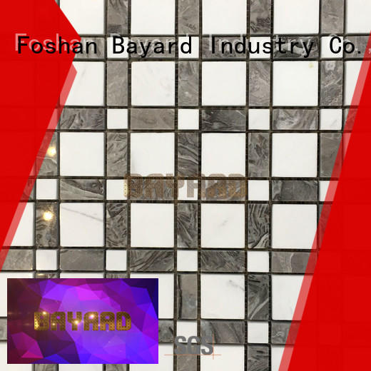Bayard mix black and silver mosaic tiles grab now for wall decoration