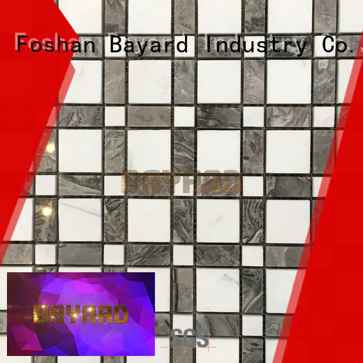 Bayard mix black and silver mosaic tiles grab now for wall decoration