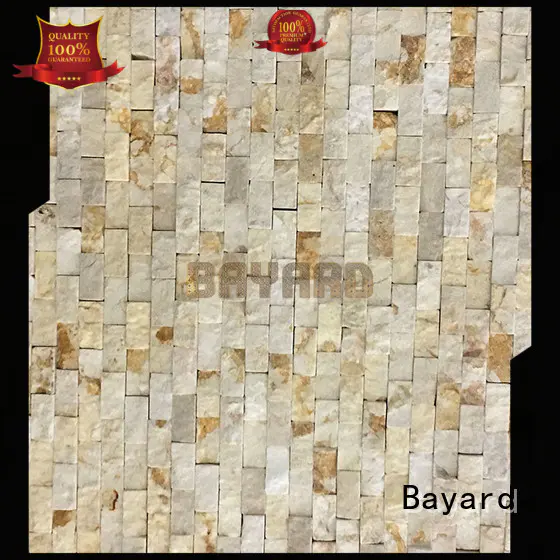 Bayard patterned natural stone mosaic tiles supplier