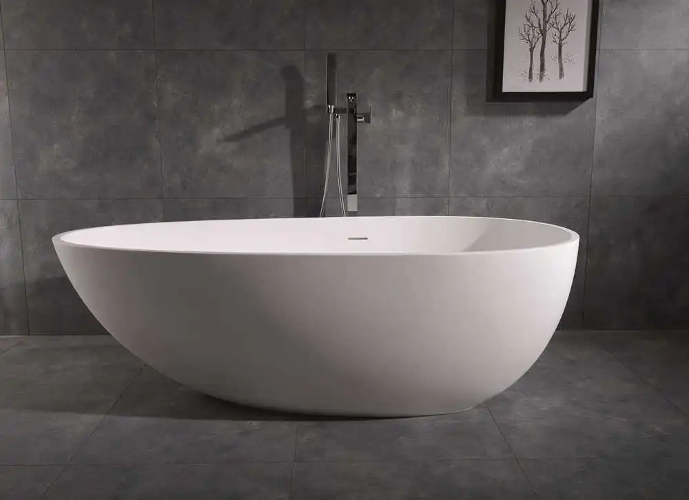 Best Solid Surface Resin Stone Bathtub Wholesale Supply